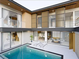 Новый комплекс вилл с собственными бассейнами и зоной коворкинга, Лаян, Пхукет, Таиланд