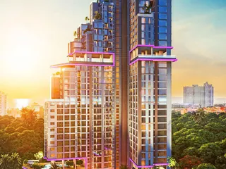 Новая резиденция с бассейнами и садами в прибрежном районе Джомтьен, Паттайя, Таиланд