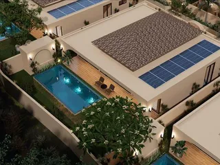 Новый комплекс вилл с бассейнами в 10 метрах от пляжа, Самуи, Таиланд