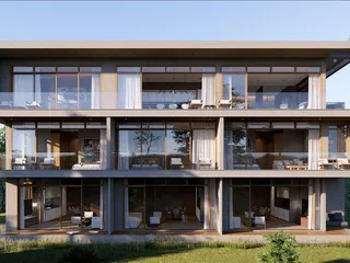 Новый жилой комплекс с тремя бассейнами рядом с международными школами и пляжем Ламай, Самуи, Таиланд