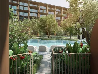 Новый жилой комплекс с бассейнами, коворкингом и зонами отдыха рядом с торговым центром, Пхукет, Таиланд