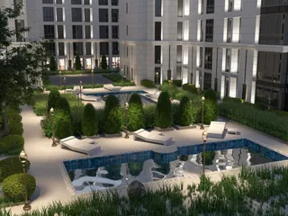 Элитная квартира в новой резиденции с бассейном и ресторанами, в 800 метрах от пляжа Най Харн, Пхукет, Таиланд