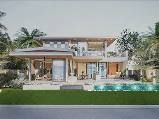 Новый комплекс вилл с бассейнами и живописными видами рядом с пляжами, Самуи, Таиланд