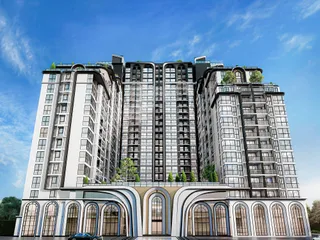 Роскошный жилой комплекс меблированных апартаментов в 500 метрах от пляжа Джомтьен в Паттайе, Таиланд