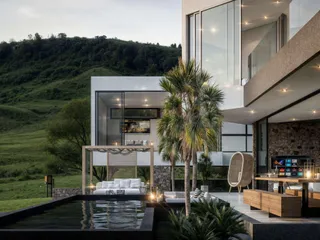 Современный жилой комплекс вилл с бассейнами, Бо Пхут, Самуи, Таиланд