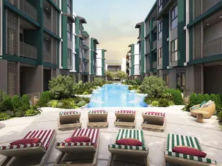 Новый стильный жилой комплекс в 400 м от пляжа Раваи, Пхукет, Таиланд