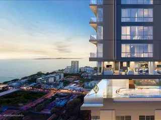 Высотная резиденция с бассейнами и панорамными видами на море в 250 метрах от пляжа, Пратамнак, Таиланд