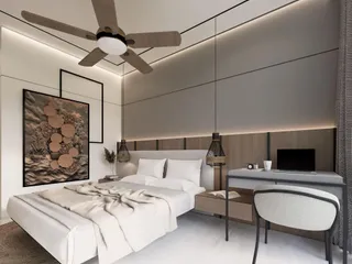 Новый жилой комплекс двухуровневых вилл в центре Бо Пхута, Самуи, Таиланд