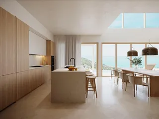 Новый комплекс вилл с бассейнами и видом на море недалеко от пляжа Банграк, Самуи, Таиланд