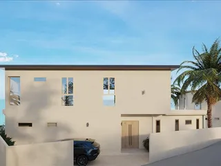 Новый комплекс вилл с бассейнами и видом на море недалеко от пляжа Банграк, Самуи, Таиланд