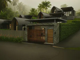 Комплекс меблированных вилл рядом с пляжем Натон, Самуи, Таиланд