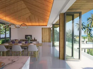 Новый комплекс вилл с бассейнами в 3 минутах от поля для гольфа и рядом с пляжем Маенам, Самуи, Таиланд