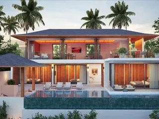 Новый комплекс вилл с бассейнами в 3 минутах от поля для гольфа и рядом с пляжем Маенам, Самуи, Таиланд