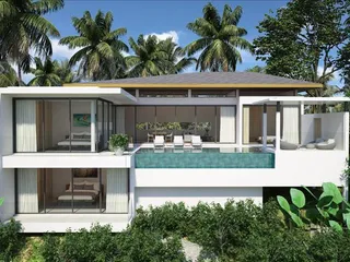 Новый комплекс вилл с бассейнами в 3 минутах от поля для гольфа и рядом с пляжем Маенам, Самуи, Таиланд