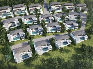 Новый комплекс вилл с бассейнами в 3 минутах от поля для гольфа и рядом с пляжем Маенам, Самуи, Таиланд