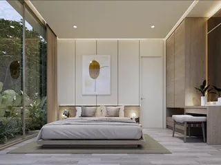 Новый комплекс вилл с бассейнами и садами в 3 минутах от пляжа Най Янг, Пхукет, Таиланд