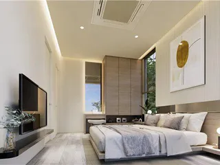 Новый комплекс вилл с бассейнами и садами в 3 минутах от пляжа Най Янг, Пхукет, Таиланд