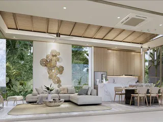 Новый комплекс вилл с бассейнами и садами в 3 минутах от пляжа Най Янг, Пхукет, Таиланд