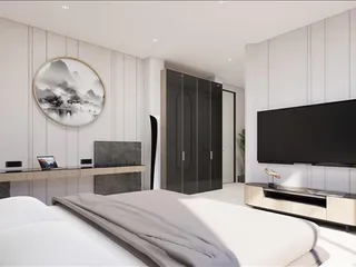 Новый комплекс вилл с бассейнами и спортивными зонами рядом с набережной Раваи и пляжем Най Харн, Пхукет, Таиланд