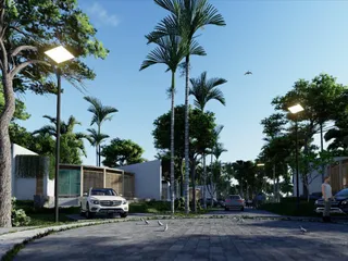 Новый комплекс меблированных вилл с бассейнами в 8 минутах от пляжа Маенам, Самуи, Таиланд