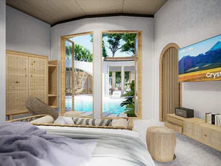 Новый комплекс меблированных вилл с бассейнами в 8 минутах от пляжа Маенам, Самуи, Таиланд