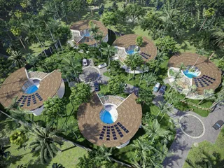 Новый комплекс меблированных вилл с бассейнами в 8 минутах от пляжа Маенам, Самуи, Таиланд
