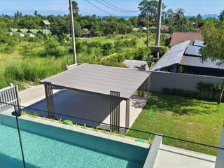 Вилла с бассейном и большой террасой в 300 метрах от пляжа Банг По, Самуи, Таиланд