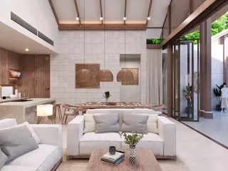 Закрытый комплекс вилл с бассейнами рядом с пляжем Банг Тао, Пхукет, Таиланд