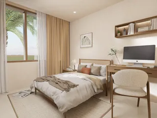 Новые виллы с бассейном и садом рядом с международной школой и пляжем в Маенаме, Самуи, Таиланд