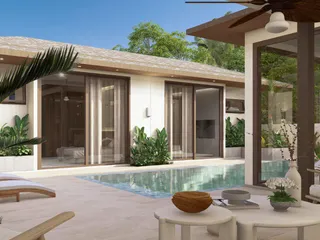 Новый жилой комплекс меблированных вилл с бассейнами в Марете, Самуи, Таиланд