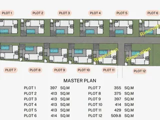 Новый жилой комплекс вилл с бассейнами недалеко от пляжа Бантай, Самуи, Таиланд