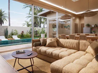 Новый жилой комплекс вилл с бассейнами рядом со всей инфраструктурой, Маенам, Самуи, Таиланд