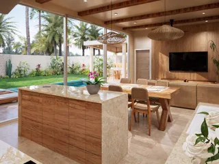 Новый жилой комплекс вилл с бассейнами рядом со всей инфраструктурой, Маенам, Самуи, Таиланд