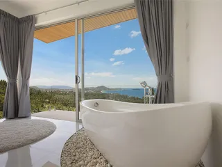 Меблированная вилла с бассейном и живописным видом на море, Самуи, Таиланд