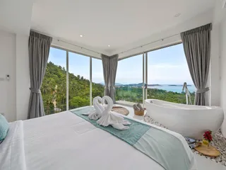 Меблированная вилла с панорамным видом на море, Самуи, Таиланд