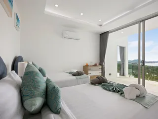 Меблированная вилла с панорамным видом на море, Самуи, Таиланд