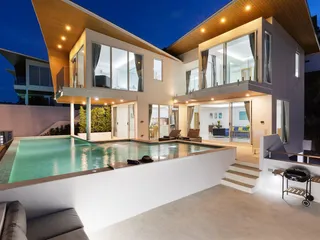 Двухэтажная вилла с бассейном недалеко от международной школы и пляжа Чавенг, Самуи, Таиланд