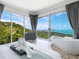 Двухэтажная вилла с бассейном недалеко от международной школы и пляжа Чавенг, Самуи, Таиланд