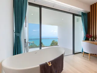 Двухэтажная вилла премиум класса с панорамным видом на море в престижном районе, Самуи, Таиланд