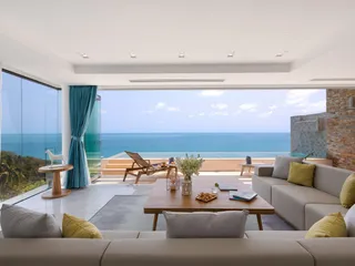 Двухэтажная вилла премиум класса с панорамным видом на море в престижном районе, Самуи, Таиланд