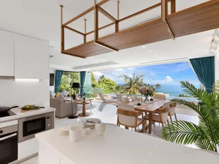 Меблированная вилла премиум класса с панорамным видом на море в престижном и живописном районе, Самуи, Таиланд