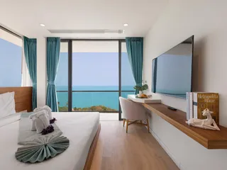 Новая вилла премиум класса с бассейном и панорамным видом на море недалеко от пляжа и международной школы, Самуи, Таиланд