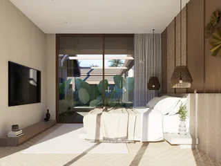 Комплекс вилл с бассейнами и садами рядом с пляжами и причалами, Самуи, Таиланд