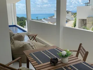 Меблированные апартаменты с бассейном и видом на море, Ламай, Самуи, Таиланд