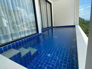 Меблированные апартаменты с бассейном и видом на море, Ламай, Самуи, Таиланд