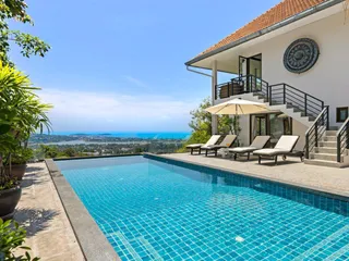 Трехэтажная вилла с бассейном и отдельной студией, Самуи, Таиланд
