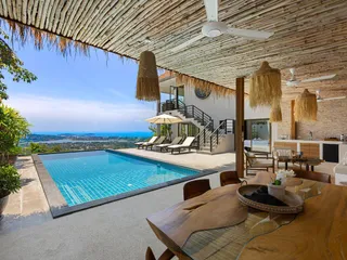 Трехэтажная вилла с бассейном и отдельной студией, Самуи, Таиланд