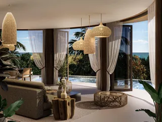 Комплекс вилл с бассейнами и видом на море, Самуи, Таиланд