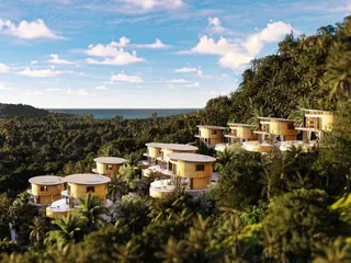 Комплекс вилл с бассейнами и видом на море, Самуи, Таиланд