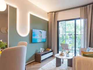 Меблированная квартира с 2 спальнями на 20% дешевле застройщика, в Title Modeva, 500 м от пляжа Банг Тао, Пхукет, Таиланд